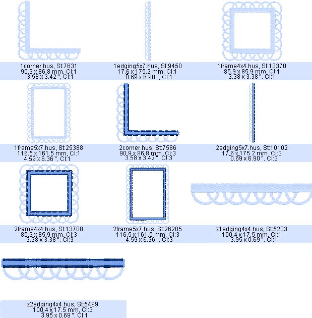 Free machine embroidery design samples at S-Embroidery.com
